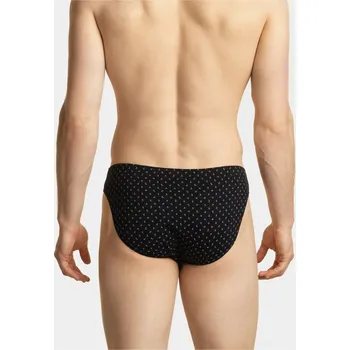 Slipy 3-PACK pánské sportovní slipy Atlantic černá | modrá | světle modrá 2461786