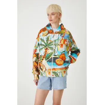 Dámská mikina Bavlněná mikina Medicine dámská, více barev, s kapucí, vzorovaná RS25.BLDB03 vícebarevná MLA, vel. S