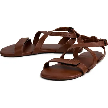 Dámské sandále Ahinsa barefoot dámské sandály HAVA 2.0 BROWN hnědé Velikost: 39