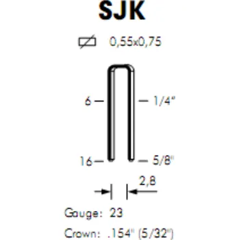 Spona do sešívačky Sponky OMER SJK / 10