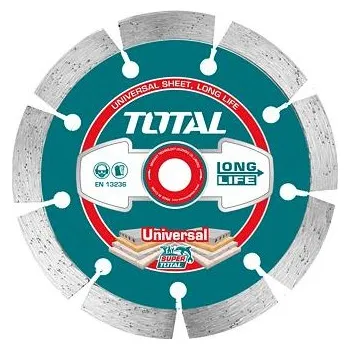 Řezný kotouč Diamantový řezný kotouč Total 230x22,2mm, segmentový, suché i mokré řezání (TAC2112303)