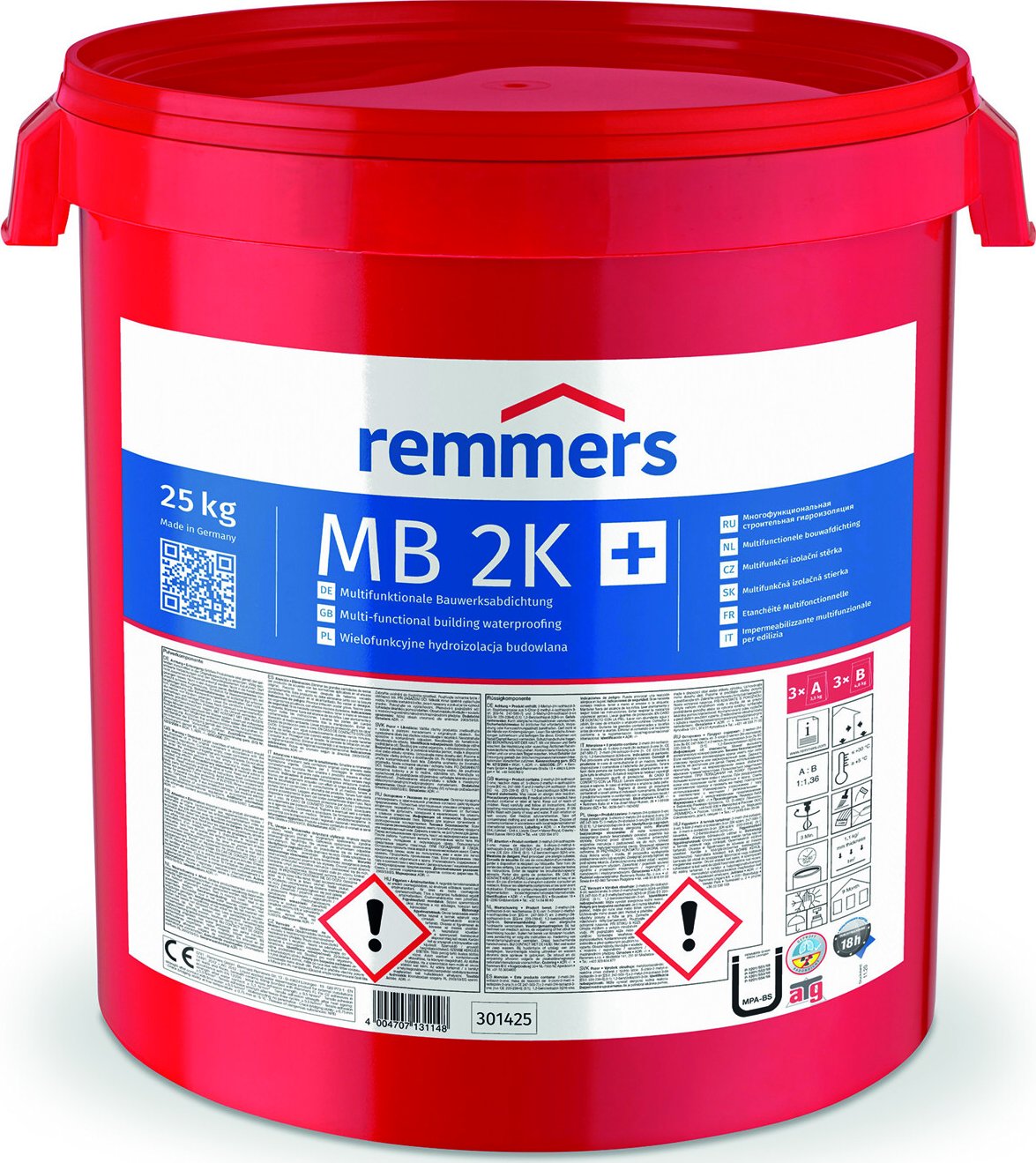 Remmers MB 2K / Multi-Baudicht 2K, Balení 25 kg