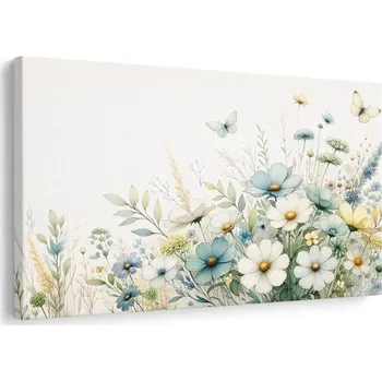 Obraz Dovido Obraz květiny a letní motýli