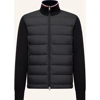 Pánská bunda Moncler Pánská Péřová Bunda Ze Směsi Materiálů, černá, 58