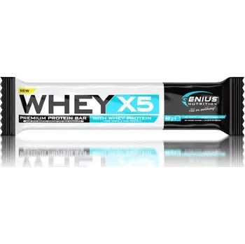 Genius Nutr Whey X5 Protein Bar 48g Caramel Coconut
