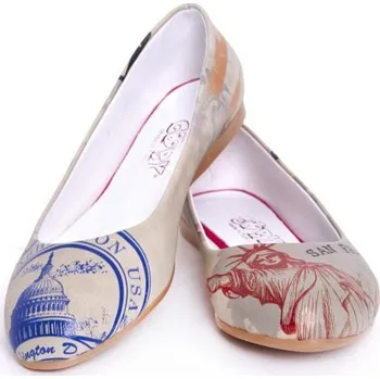 Dámské baleríny Dámské klasické balerínky Goby 1013 36