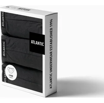 Slipy 3-PACK Slipy męskie classic Atlantic šedá 1869801