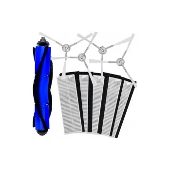 Sada příslušenství pro robotický vysavač Kartáče a HEPA filtry pro vysavač ROWENTA komp. s ZR793000 sada dílů 10ks