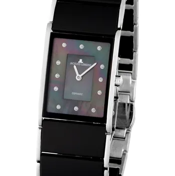 Hodinky Jacques Lemans 1-1940F Dublin Ceramic ladies 24 x 28 mm
