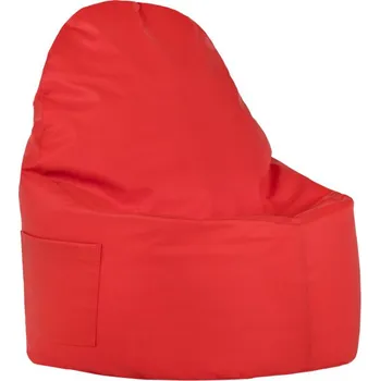 Sedací pytel Křeslo Porto ekokůže červené