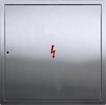 Revizní dvířka Revizní dvířka na elektroměr 500x500 nerezová, na kličku