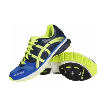 Pánská sálová obuv Unihoc U3 Runner Běžecká obuv modrá / žlutá, UK 3,5, EU 36, US 4,5, 22,9 cm