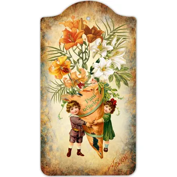 Pro paní učitelku, dřevěný obrázek