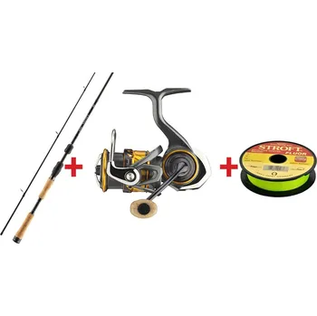 Rybářský prut Zvýhodněný set DAIWA UL, PSTRUH A OKOUN "PRO NÁROČNÉ" - Set s prutem 1,95 m, 1 - 6 g + vlasec Stroft