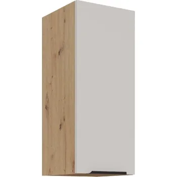 Kuchyňská skříňka LEMPERT Horní skříňka Solea 37 (30 / 72 cm) - kašmír / dub artisan