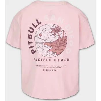 Dámské tričko PitBull West Coast Dámské triko PLANET SURF - růžové - PWC_DTPLANETSRF_PNK Velikosti: M