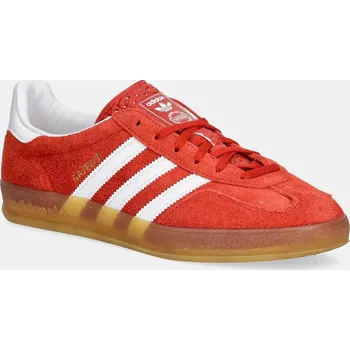 Pánská obuv Semišové tenisky adidas Originals Gazelle Indoor HQ8718 oranžová barva 22X, EUR 41 1/3