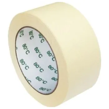 Lepicí páska Krepová páska, 50 mm x 50 m, odolnost do 80° C