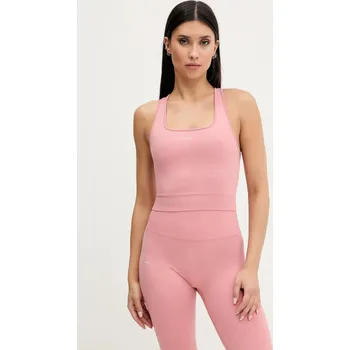 Top Pangaia Plant-Stretch Ribbed Tank Top 10002425 růžová 34X, vel. S