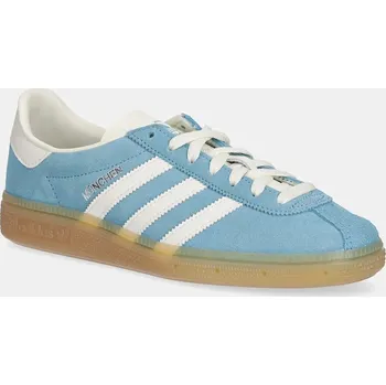 Dámská obuv Semišové tenisky adidas Originals Muenchen JS3991 tyrkysová 56X, EUR 41 1/3