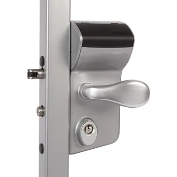 Příslušenství pro plot Mechanicky kódovaný zámek LOCINOX LMKQ V2 | pro hranatý profil 40-60 mm | stříbrná ALUM