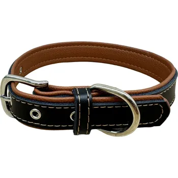 Obojek pro psa Petify Kožený obojek pro psa Loyal hnědý Velikost: XL