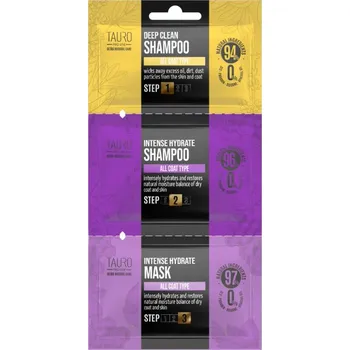 Kosmetika pro psa TAURO PRO LINE Sada vzorků šamponů a kondicioneru TPL Ultra Natural Care pro intenzivní hydrataci