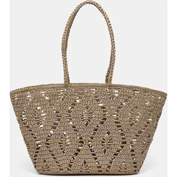 Kabelka Plážový koš Answear.LAB b8326 hnědá 88X, vel. ONE SIZE