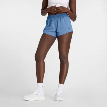 Dámské kraťasy Dámské šortky New Balance WS41286ELE – modré