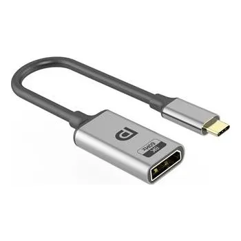 Kabel do PC PremiumCord adaptér USB-C na DisplayPort DP1.4 Male/Female 8K@60Hz a 4k@120Hz 20cm