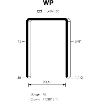 Spona do sešívačky Sponky OMER WP / 25 ZN