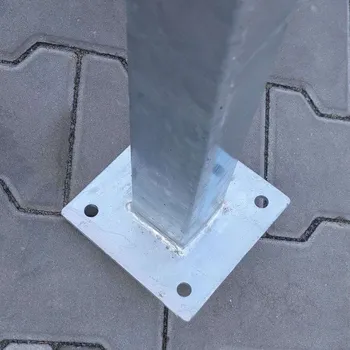 Plotový sloupek Sloupek BRAVO s patkou 40/60/2050 Zn - bez děr