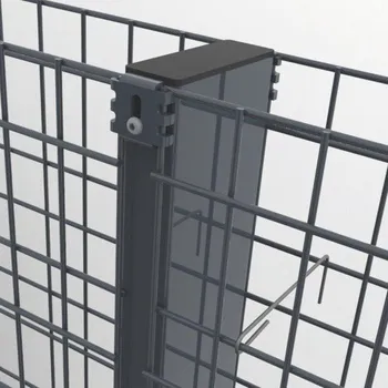 Plotový sloupek Plotový sloupek ZENTURO GABION poplastovaný 1100 mm | obdélníkový profil 120 × 40 mm | antracit