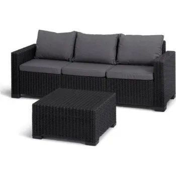 Zahradní sestava KETER Zahradní nábytek set California 3+1 grafit