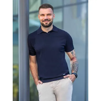 FERATT Pánská polokošile EMPOLI modré Velikost: XXL