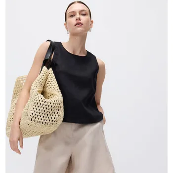 Dámská halenka Reserved - Lněná halenka - černý - WC852-99X - WC852-99X-XS