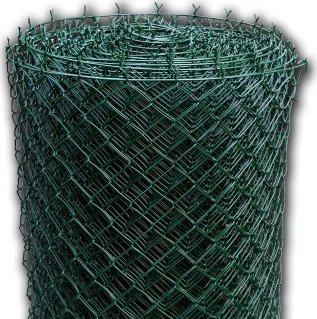 Pletivo PRIMA STANDARD poplastované 1600 mm | zelená RAL 6005 | s napínacím drátem a vrtulkami | oko 55 × 55 mm | drát 2,5 mm