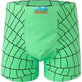 Chlapecké spodní prádlo CHLAPECKÉ BOXERKY S PAVUČINOU XQ2617 Velikost: 110/116, Barva: Zelená