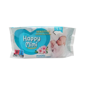 Papírový ubrousek SOLVENT všechny privatky PKS Happy Mimi ubrousky (72ks/fol) mandle