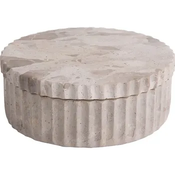 Dóza na potraviny Nádoba s víkem Present Time 15 cm PT4063BR béžová 08X