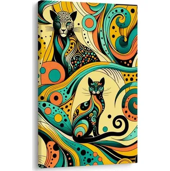 Obraz Dovido Obraz ornamentální kočky