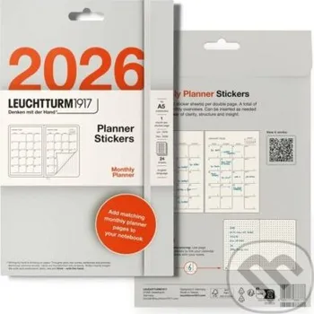 Záložka Monthly Planner Stickers 2026 - Leuchtturm1917 Leuchtturm1917