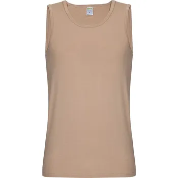 Bambusový Nátělník Slim Tělový Hluboký Výstřih Pánský Velikost: XXL