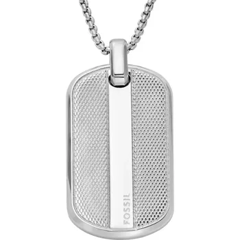 Náhrdelník Náhrdelník Fossil pánský, JF04882040 stříbrná SLV, vel. ONE SIZE