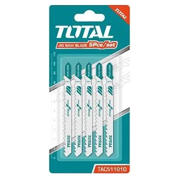 Pilový plátek Sada 5 pilových plátků Total do přímočaré pily, dřevo, HCS (TAC51101D)