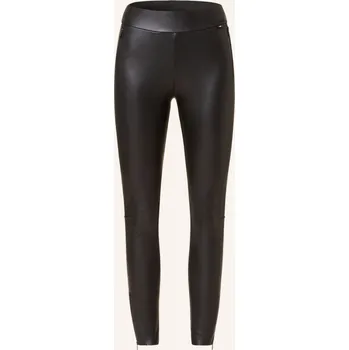 10days Dámské 7/8 Legíny V Koženém Vzhledu, černá, 36