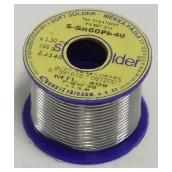 Příslušenství ke svářečce Cín SN 60 PB 40 - drát 1,5 mm - 100 g