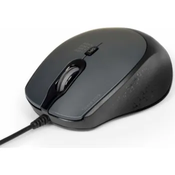 Myš PORT optická myš SILENT, USB-A/USB-C, 3600 DPI, černá