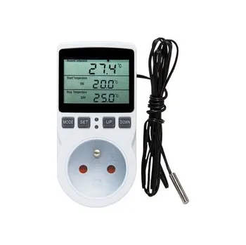 Termostat KT3100 Zásuvkový termostat s časovým spínačem