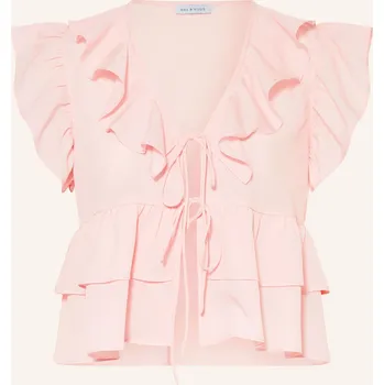 Mrs & Hugs Dámská Halenka S Volánky, růžová, 34